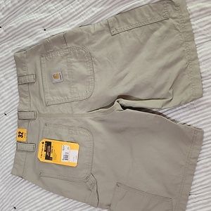 Men's Carhartt loose fit canvas utility work shorts size 32